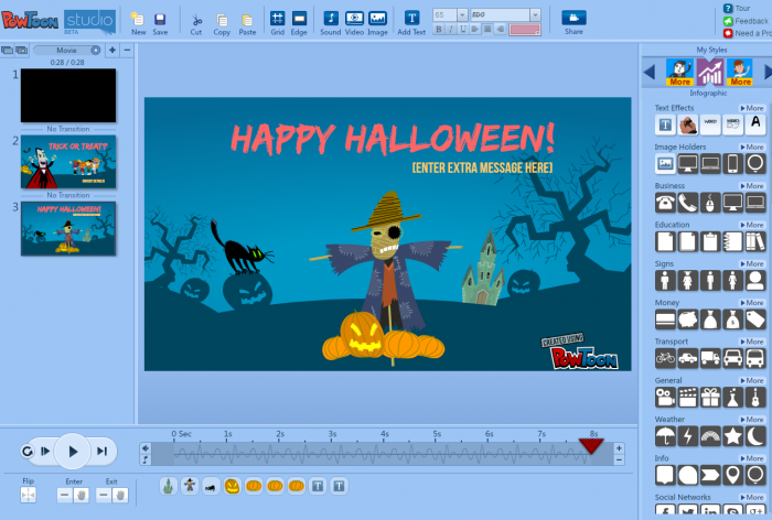 examples of powtoon animation